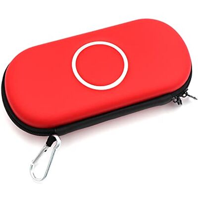 Desconocido Funda protectora rígida de transporte para Sony PSP 1000 2000 3000 bolsa de almacenamiento de EVA portátil organizador de viaje protector (rojo) Desconocido Funda protectora rígida de transporte para Sony PSP 1000 2000 3000 bolsa de almacenamiento de EVA portátil organizador de viaje protector (rojo)
