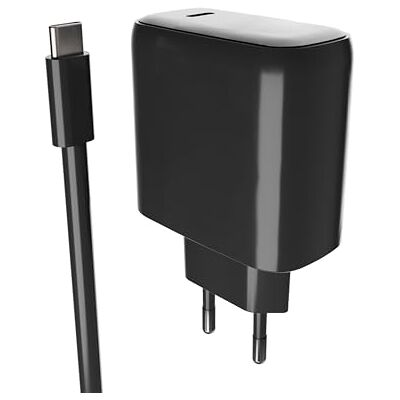 Konix Cargador USB-C para consola y accesorios Nintendo Switch 2 Carga rápida 60 W Cable de 1,5 m Negro Konix Cargador USB-C para consola y accesorios Nintendo Switch 2 Carga rápida 60 W Cable de 1,5 m Negro
