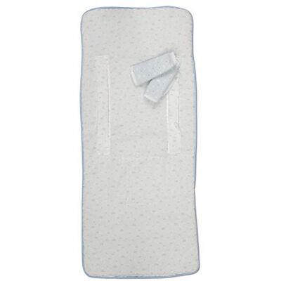 Babyline Colchoneta Bebé Silla + Cubrearneses Regalo, Hipersuave, Hipoalergénica, Tejido 3D Transpirable. (Nubes Celeste) Babyline Colchoneta Bebé Silla + Cubrearneses Regalo, Hipersuave, Hipoalergénica, Tejido 3D Transpirable. (Nubes Celeste)