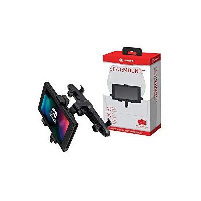Snakebyte Switch SEATMOUNT Car headrest mount for Nintendo Switch or Lite/suitable for standard car seats/adjustable angle/compatible with 7 'and 10' inch tablet, smartphone, mobile phone Snakebyte Switch SEATMOUNT Car headrest mount for Nintendo Switch or Lite/suitable for standard car seats/adjustable angle/compatible with 7 'and 10' inch tablet, smartphone, mobile phone