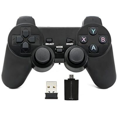 QUMOX Controlador inalámbrico 2.4GHz Gamepad Joystick Gamepad para PC Android QUMOX Controlador inalámbrico 2.4GHz Gamepad Joystick Gamepad para PC Android