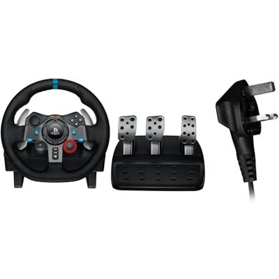 Logitech G29 Driving Force Racing Wheel and Floor Pedals, Enchufe británico Negro Logitech G29 Driving Force Racing Wheel and Floor Pedals, Enchufe británico Negro