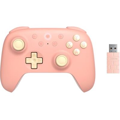 8Bitdo Ultimate 2C Wireless Controller for Windows PC and Android, with 1000Hz Polling Rate, Hall Effect Joysticks and Hall Triggers, and Remappable L4/R4 Bumpers (Peach) 8Bitdo Ultimate 2C Wireless Controller for Windows PC and Android, with 1000Hz Polling Rate, Hall Effect Joysticks and Hall Triggers, and Remappable L4/R4 Bumpers (Peach)