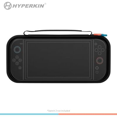 Hyperkin Funda de transporte rígida de EVA para Nintendo Switch 2, funda protectora de viaje con almacenamiento de tarjetas de juego y bolsillo para accesorios Hyperkin Funda de transporte rígida de EVA para Nintendo Switch 2, funda protectora de viaje con almacenamiento de tarjetas de juego y bolsillo para accesorios