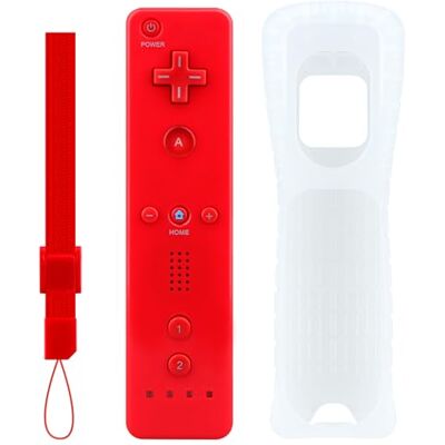 OSTENT Sensor de Movimiento Bluetooth Mando a Distancia Inalámbrico para Nintendo Wii/Wii U Consola Juego Color Rojo OSTENT Sensor de Movimiento Bluetooth Mando a Distancia Inalámbrico para Nintendo Wii/Wii U Consola Juego Color Rojo