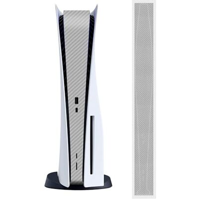 kwmobile Pegatina compatible con Sony Playstation 5 Disc Edition Skin decorativo y protector para videoconsola de carbono kwmobile Pegatina compatible con Sony Playstation 5 Disc Edition Skin decorativo y protector para videoconsola de carbono
