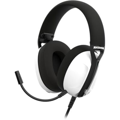 AKUMA SEINEN H03 Auriculares para Juegos con Cable con micrófono Ultraligero de Audio Jack de 3,5 mm, Compatible con PC, Xbox, PS4, PS5, Switch, móvil, Color Blanco AKUMA SEINEN H03 Auriculares para Juegos con Cable con micrófono Ultraligero de Audio Jack de 3,5 mm, Compatible con PC, Xbox, PS4, PS5, Switch, móvil, Color Blanco