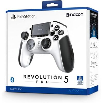 Nacon Revolution 5 Pro Controlador, color blanco, USB, PlayStation 5 Nacon Revolution 5 Pro Controlador, color blanco, USB, PlayStation 5