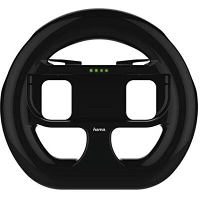 Hama Volant XXL para Nintendo Switch (diámetro 15,50 cm, Conector Bluetooth, Pantalla LED del Jugador, 2 Piezas), Color Negro Hama Volant XXL para Nintendo Switch (diámetro 15,50 cm, Conector Bluetooth, Pantalla LED del Jugador, 2 Piezas), Color Negro