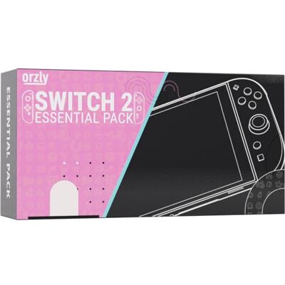 Orzly Pack Accesorios compatible con Switch 2 Rosa – Funda Protector Pantalla Cable USB-C Porta Juegos Grip Auriculares Orzly Pack Accesorios compatible con Switch 2 Rosa – Funda Protector Pantalla Cable USB-C Porta Juegos Grip Auriculares
