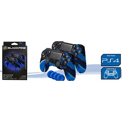 Ardistel Silicone Sleeve Gamer Dual Kit Blackfire (PS4) Ardistel Silicone Sleeve Gamer Dual Kit Blackfire (PS4)