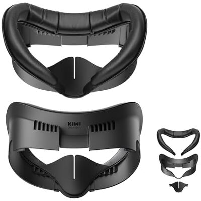 KIWI design Interfaz facial V3, almohadilla facial compatible con accesorios Meta Quest 3, no para Quest 3S KIWI design Interfaz facial V3, almohadilla facial compatible con accesorios Meta Quest 3, no para Quest 3S