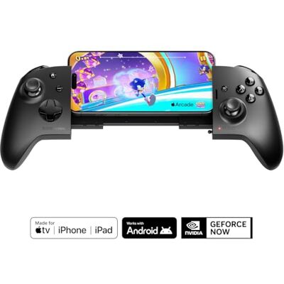 SteelSeries Nimbus Cloud Mando gaming Bluetooth inalámbrico Controlador en nube dual iPhone, iOS, iPad, Apple TV, Android, PC 20 horas de batería Sensores de efecto Hall USB-C Passthrough SteelSeries Nimbus Cloud Mando gaming Bluetooth inalámbrico Controlador en nube dual iPhone, iOS, iPad, Apple TV, Android, PC 20 horas de batería Sensores de efecto Hall USB-C Passthrough