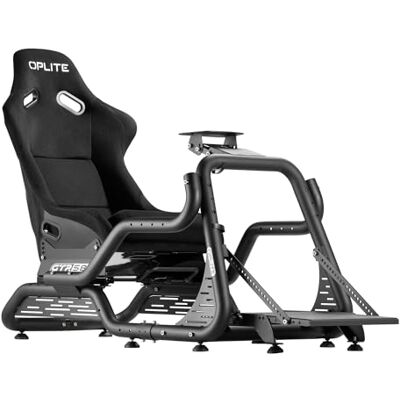 OPLITE GTR S8 Infinity Force GTR S8 Infinity Cockpit para Simracing y simulación de Carreras Flightsim con Refuerzo OPLITE GTR S8 Infinity Force GTR S8 Infinity Cockpit para Simracing y simulación de Carreras Flightsim con Refuerzo