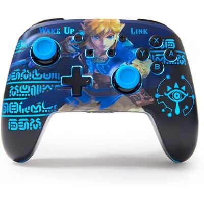 Power A PowerA Mando Inalámbrico Mejorado para Nintendo Switch con Lumectra Link Despierta, Mando para Juegos, Bluetooth, Recargable Power A PowerA Mando Inalámbrico Mejorado para Nintendo Switch con Lumectra Link Despierta, Mando para Juegos, Bluetooth, Recargable