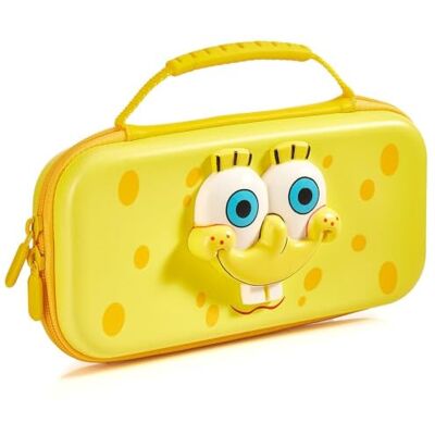 Numskull Estuche de Viaje Rígido Oficial Spongebob Squarepants para Nintendo Switch y Modelo OLED – Capacidad para 10 Juegos y Accesorios Numskull Estuche de Viaje Rígido Oficial Spongebob Squarepants para Nintendo Switch y Modelo OLED – Capacidad para 10 Juegos y Accesorios