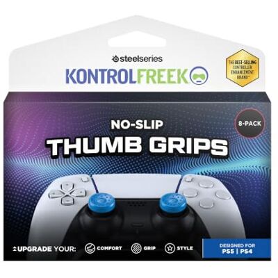 KontrolFreek No-Slip Thumb Grips Universal Edition Para mandos de Nintendo Switch Pro, PS4, PS5, Xbox One y Xbox Series X S Paquete de 8 unidades KontrolFreek No-Slip Thumb Grips Universal Edition Para mandos de Nintendo Switch Pro, PS4, PS5, Xbox One y Xbox Series X S Paquete de 8 unidades