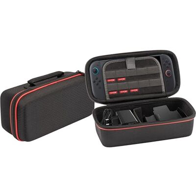 Subsonic Funda Nintendo Switch 2 Bolsa Protectora para Switch 2 con Carcasa a Prueba de Golpes Estuche Grande de tamaño XL para Transportar y Guardar la Consola Switch 2, Juegos y Accesorios Subsonic Funda Nintendo Switch 2 Bolsa Protectora para Switch 2 con Carcasa a Prueba de Golpes Estuche Grande de tamaño XL para Transportar y Guardar la Consola Switch 2, Juegos y Accesorios
