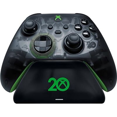 Razer Universal Quick Charging Stand Soporte de Carga Rápida Para Mandos de Xbox (Carga Rápida, Compatibilidad Universal para Mandos Nuevos y Antiguos) 20th Anniversary Ed Razer Universal Quick Charging Stand Soporte de Carga Rápida Para Mandos de Xbox (Carga Rápida, Compatibilidad Universal para Mandos Nuevos y Antiguos) 20th Anniversary Ed