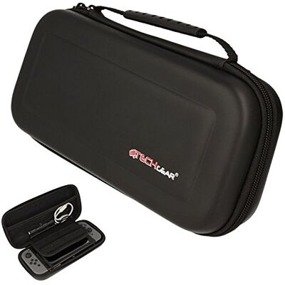 TECHGEAR Carcasa rígida para Nintendo Switch (Incluye Controladores, Tarjetas de Juego y Accesorios) TECHGEAR Carcasa rígida para Nintendo Switch (Incluye Controladores, Tarjetas de Juego y Accesorios)