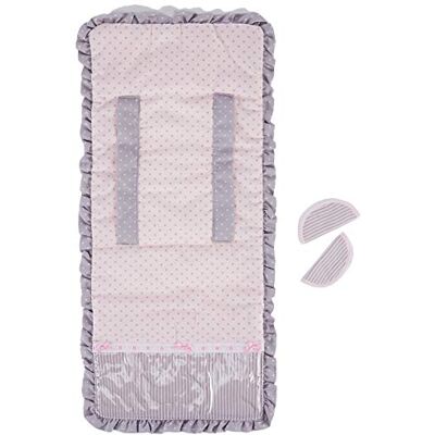 Babyline Confortable Dots Rosa Colchoneta para silla de paseo, niñas Babyline Confortable Dots Rosa Colchoneta para silla de paseo, niñas