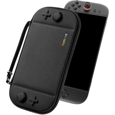 tomtoc Funda para Nintendo Switch 2 (2025), Estuche Delgado Case con 12 Cartuchos de Juego, Bolsa Viaje Transporte Portátil rígido para Consola con Patente Original y protección de Grado Militar tomtoc Funda para Nintendo Switch 2 (2025), Estuche Delgado Case con 12 Cartuchos de Juego, Bolsa Viaje Transporte Portátil rígido para Consola con Patente Original y protección de Grado Militar