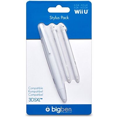 Bigben Juego de 3 lápices capacitivos para Nintendo WiiU Wii U Gamepad 3DS XL Bigben Juego de 3 lápices capacitivos para Nintendo WiiU Wii U Gamepad 3DS XL