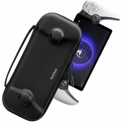 tomtoc Funda de Transporte Compatible con PlayStation Portal Remote Player, Slim Carcasa Delgada, Bolsa viaje protectora rígida para cables de carga y accesorios, estuche con protección grado militar tomtoc Funda de Transporte Compatible con PlayStation Portal Remote Player, Slim Carcasa Delgada, Bolsa viaje protectora rígida para cables de carga y accesorios, estuche con protección grado militar