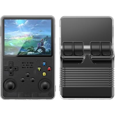 kwmobile Funda transparente compatible con R36S Handheld Game Console Funda protectora flexible de TPU – transparente kwmobile Funda transparente compatible con R36S Handheld Game Console Funda protectora flexible de TPU – transparente