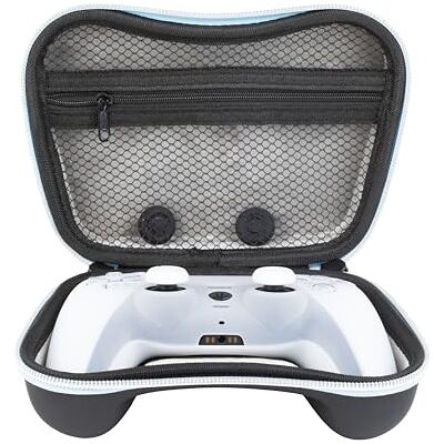 Konix Mythics Funda de protección y Transporte para Mando DualSense de PS5 Resistencia antiimpactos Incluye 4 Tapas para Pulgares Konix Mythics Funda de protección y Transporte para Mando DualSense de PS5 Resistencia antiimpactos Incluye 4 Tapas para Pulgares
