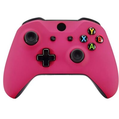 eXtremeRate Carcasa para Xbox One S/X Accesorios Protectora Suave al Tacto Placa Frontal Funda Delantera Kit de reemplazo Cubierta Shell para Xbox One X S Control-Model 1708 (Rosa) eXtremeRate Carcasa para Xbox One S/X Accesorios Protectora Suave al Tacto Placa Frontal Funda Delantera Kit de reemplazo Cubierta Shell para Xbox One X S Control-Model 1708 (Rosa)