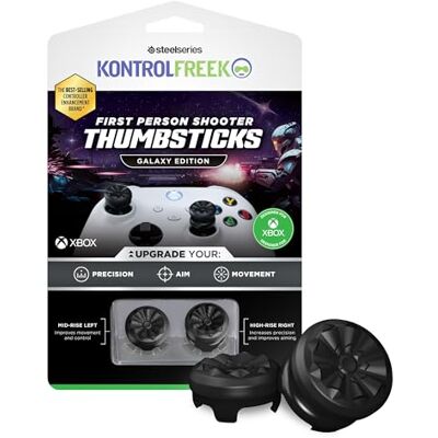 KontrolFreek FPS Freek Galaxy Black para Xbox One y Xbox Series X Controller 2 palancas Pulgares de Rendimiento 1 de Talle Alto, 1 Tiro Medio Negro (edición Limitada) KontrolFreek FPS Freek Galaxy Black para Xbox One y Xbox Series X Controller 2 palancas Pulgares de Rendimiento 1 de Talle Alto, 1 Tiro Medio Negro (edición Limitada)