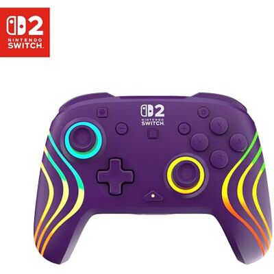 Turtle Beach Afterglow Morado Mando de juego RGB inalámbrico para Nintendo Switch 2 Turtle Beach Afterglow Morado Mando de juego RGB inalámbrico para Nintendo Switch 2