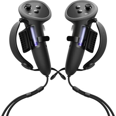 KIWI design G4 Max Empuñaduras de Mando Ampliadas Compatibles con Meta Quest 3/3S, Adecuado para Manos Grandes KIWI design G4 Max Empuñaduras de Mando Ampliadas Compatibles con Meta Quest 3/3S, Adecuado para Manos Grandes
