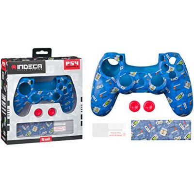 Indeca Kit Silicona, 5 componentes Retro (PS4) Indeca Kit Silicona, 5 componentes Retro (PS4)