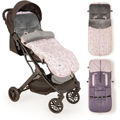 Interbaby Saco Silla Paseo Universal Saco Bebe Invierno Suave, Cálido, Afelpado Saco Carro Bebe Invierno Desmontable, Doble Apertura, Lavado Fácil, Materiales Antialérgicos Interbaby Saco Silla Paseo Universal Saco Bebe Invierno Suave, Cálido, Afelpado Saco Carro Bebe Invierno Desmontable, Doble Apertura, Lavado Fácil, Materiales Antialérgicos