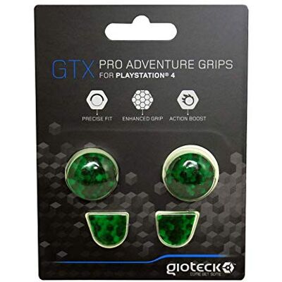 Gioteck Gtx Ps4 Funda Protectora de Silicona para Mando Ps4, Protección para Joysticks, Antideslizante, Precisión Grips para Playstation 4 Cubos Verdes (Ps4) Gioteck Gtx Ps4 Funda Protectora de Silicona para Mando Ps4, Protección para Joysticks, Antideslizante, Precisión Grips para Playstation 4 Cubos Verdes (Ps4)