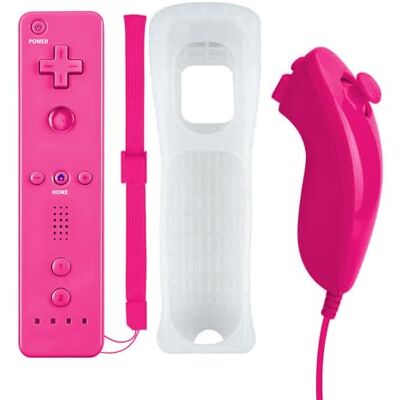 QUMOX Mando a distancia control remoto + Nunchuk para Wii QUMOX Mando a distancia control remoto + Nunchuk para Wii