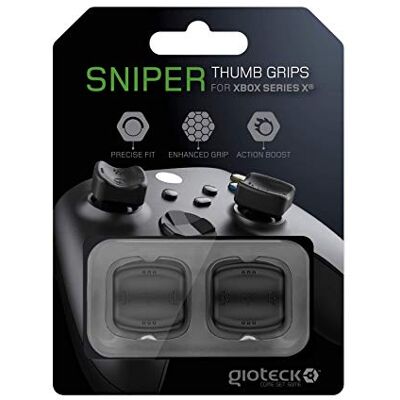 Gioteck Stgx Xbx Funda Protectora de Silicona para Mando Xbox Series X S, Protección para Joysticks, Antideslizante, Precisión Grips para Xbox Series Negro (Nintendo Switch) Gioteck Stgx Xbx Funda Protectora de Silicona para Mando Xbox Series X S, Protección para Joysticks, Antideslizante, Precisión Grips para Xbox Series Negro (Nintendo Switch)