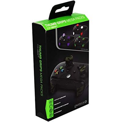 Gioteck TGMP XB1 Protectores de Pulgar Megapack para Xbox One, Silicona, Antideslizante, Precisión, Paquete de 4 (Storm Eye, Adventure, Warfare, Football) Gioteck TGMP XB1 Protectores de Pulgar Megapack para Xbox One, Silicona, Antideslizante, Precisión, Paquete de 4 (Storm Eye, Adventure, Warfare, Football)
