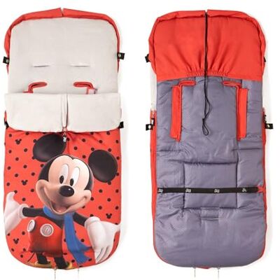 Interbaby Saco Silla Paseo Universal Saco Bebe Invierno Suave, Cálido, Afelpado Saco Carro Bebe Invierno Desmontable, Doble Apertura, Lavado Fácil, Materiales Antialérgicos, Mickey Topos Interbaby Saco Silla Paseo Universal Saco Bebe Invierno Suave, Cálido, Afelpado Saco Carro Bebe Invierno Desmontable, Doble Apertura, Lavado Fácil, Materiales Antialérgicos, Mickey Topos