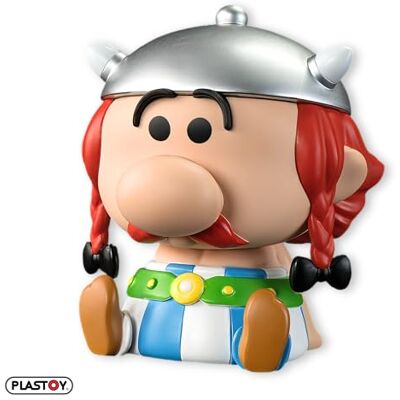 Plastoy Astérix Hucha Chibi Obélix Plástico 14 cm Plastoy Astérix Hucha Chibi Obélix Plástico 14 cm