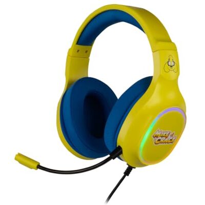 KROM Gaming KRACK Auricular Gaming Oficial Mikecrack con Sonido Virtual 7.1, Iluminación RGB Rainbow, Micrófono Flexible, Control de Volumen, conexión USB para PC/Mac/Consolas. Amarillo/Azul KROM Gaming KRACK Auricular Gaming Oficial Mikecrack con Sonido Virtual 7.1, Iluminación RGB Rainbow, Micrófono Flexible, Control de Volumen, conexión USB para PC/Mac/Consolas. Amarillo/Azul