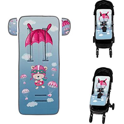 various Colchoneta silla paseo universal transpirable de algodon (premium nuvola rosa) … various Colchoneta silla paseo universal transpirable de algodon (premium nuvola rosa) …