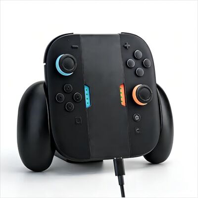 NITHO Grip de Carga para Mando Compatible con Switch 2, Empuñadura Gamepad Ergonómica con Cable USB-C de 3 m, Juega y Carga al Mismo Tiempo, Accesorio Gaming para Mando Switch 2 NITHO Grip de Carga para Mando Compatible con Switch 2, Empuñadura Gamepad Ergonómica con Cable USB-C de 3 m, Juega y Carga al Mismo Tiempo, Accesorio Gaming para Mando Switch 2