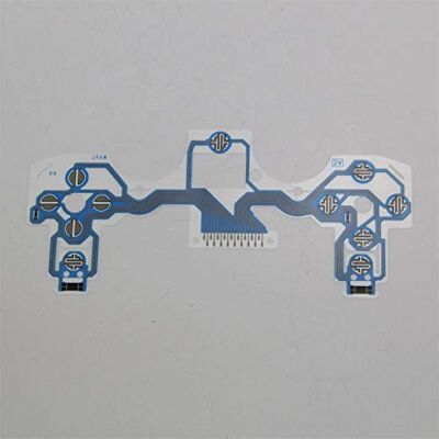 Sintech membrana de película conductora compatible con controlador PS3, todas las versiones, PS4 Controller:JDM001 Sintech membrana de película conductora compatible con controlador PS3, todas las versiones, PS4 Controller:JDM001