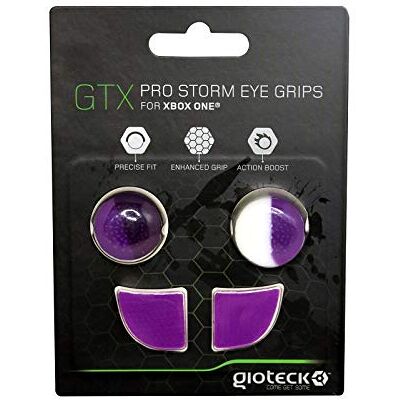 Gioteck Funda Protectora de Silicona para Mando Xbox One, Protección para Joysticks, Antideslizante, Precisión Grips, Malva y Blanco Gioteck Funda Protectora de Silicona para Mando Xbox One, Protección para Joysticks, Antideslizante, Precisión Grips, Malva y Blanco