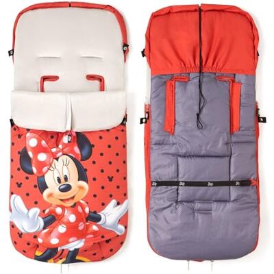 Interbaby Saco Silla Paseo Universal Saco Bebe Invierno Suave, Cálido, Afelpado Saco Carro Bebe Invierno Desmontable, Doble Apertura, Lavado Fácil, Materiales Antialérgicos, Minnie Topos Interbaby Saco Silla Paseo Universal Saco Bebe Invierno Suave, Cálido, Afelpado Saco Carro Bebe Invierno Desmontable, Doble Apertura, Lavado Fácil, Materiales Antialérgicos, Minnie Topos