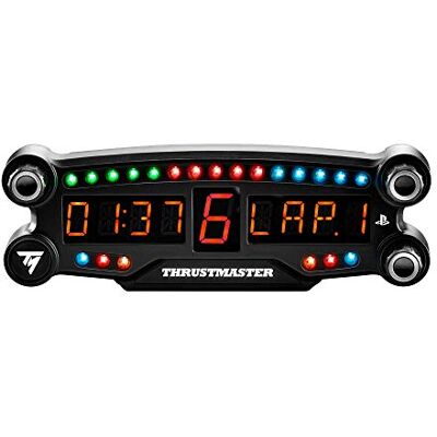 Thrustmaster BT LED Display Pantalla de Telemetría Inalámbrica Bluetooth para PS4 (Visualización de Marchas, RPM y Tiempos, 15 LEDs de Velocidad, 6 Pantallas Numéricas) Negro Thrustmaster BT LED Display Pantalla de Telemetría Inalámbrica Bluetooth para PS4 (Visualización de Marchas, RPM y Tiempos, 15 LEDs de Velocidad, 6 Pantallas Numéricas) Negro