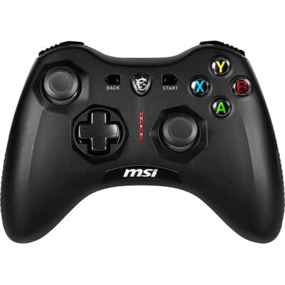 MSI Force GC30V2 Controlador inalámbrico para juegos, motores de vibración duales, modos de conexión dual, almohadillas D intercambiables, compatible con PC y Android MSI Force GC30V2 Controlador inalámbrico para juegos, motores de vibración duales, modos de conexión dual, almohadillas D intercambiables, compatible con PC y Android